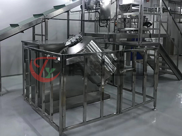 三維混合機客戶現(xiàn)場